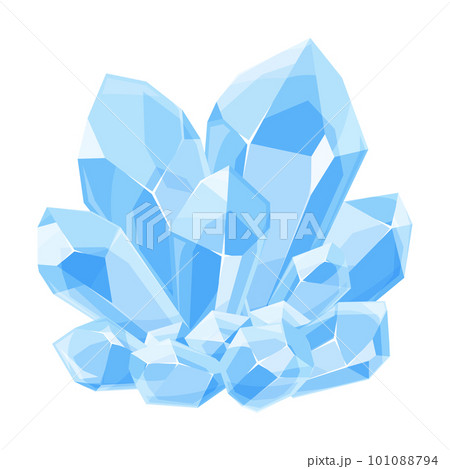 宝石の原石のイラスト_水晶のイラスト素材 [101088794] - PIXTA