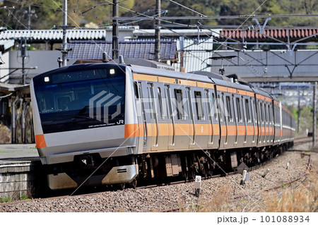 中央本線　上野原　JR東日本　E233系0番台　H47編成（豊田） 101088934