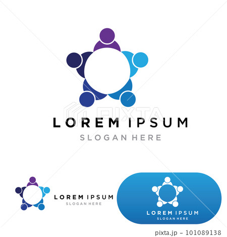 Community, network and social icon 101089138