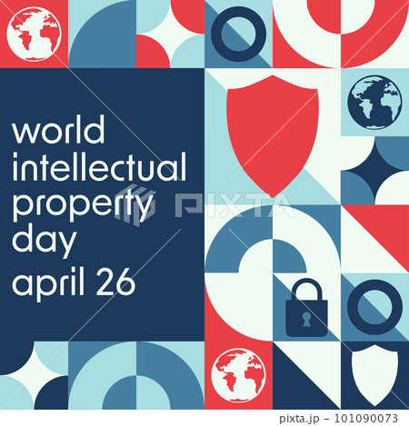 World Intellectual Property Day. April 26. Holiday concept. Template for background, banner, card 101090073