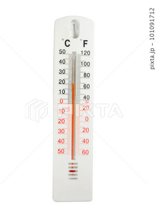 Thermometer, thermometer isolated on white. Vertical image Thermometer, thermometer isolated on white. Vertical image 101091712