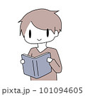 本を読む男性 101094605
