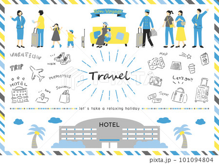 旅行を楽しむ人達 旅行を楽しむ人達 101094804