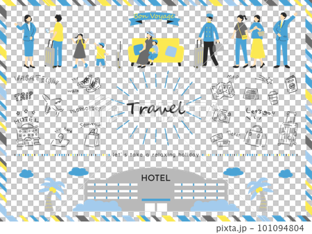 旅行を楽しむ人達 旅行を楽しむ人達 101094804