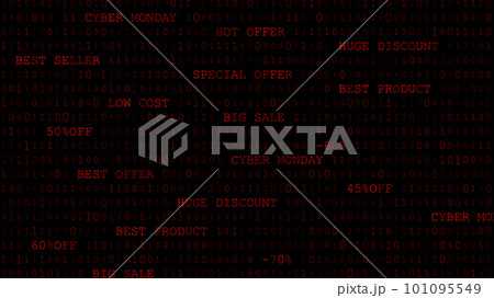 Cyber monday background of zeros and ones Cyber monday background of zeros and ones 101095549