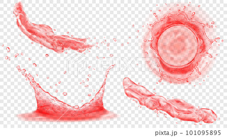 Water crowns and splashes 101095895