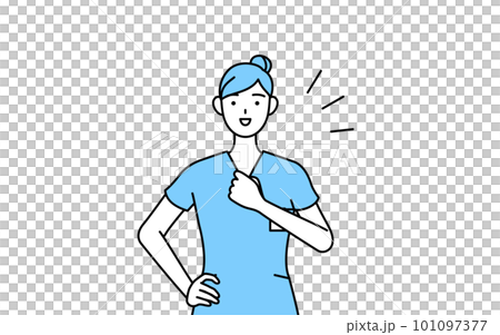 女護士擊胸、物理治療師、職業治療師、言語治療師、護理助理 101097377