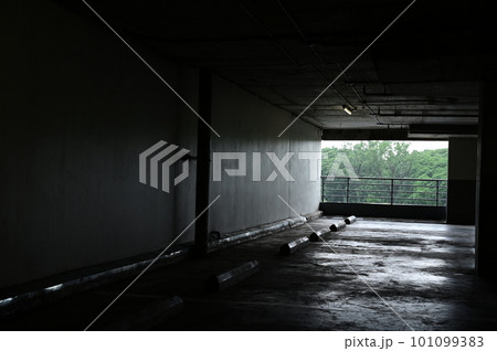 empty park area of building, construction industry empty park area of building, construction industry 101099383