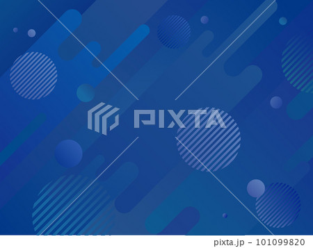 ポップな模様の背景素材 バックグラウンド 背景画像 斜線 青 紺色 101099820