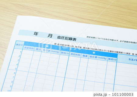 血圧測定　健康維持のイメージ 101100003