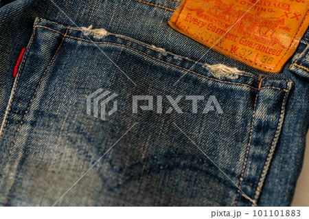 LEVI'S501XX　VINTAGE　1937年　アーキュエットステッチ　1本針ミシン　オールド仕 101101883