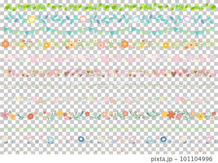 花、綠、葉、植物線組 12 種 101104996