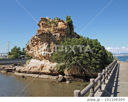 兵庫県淡路島のおのころ島 絵島 101106304