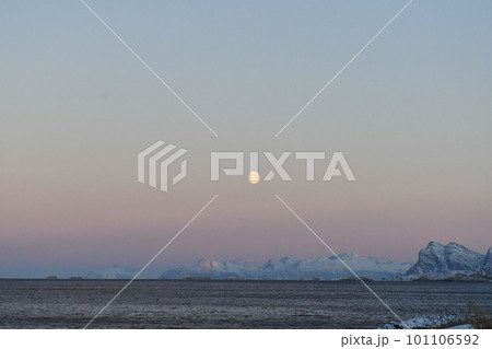 Norwegian winter landscape 101106592