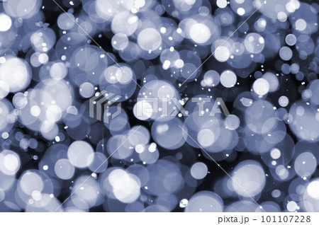 キラキラ玉ボケたっぷり、光りボケの粒が沢山のオーバーレイ合成用背景 101107228