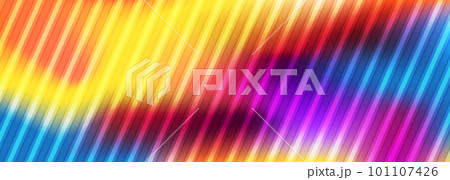Striped bright colorful wide rainbow colors vector abstract background. 101107426
