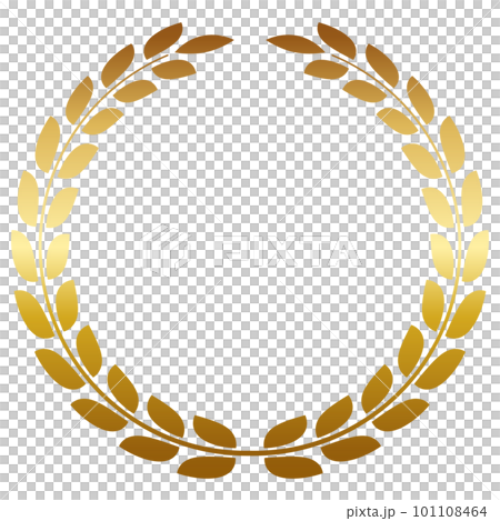 高級感のある月桂冠フレーム ゴールド 高級感のある月桂冠フレーム ゴールド 101108464