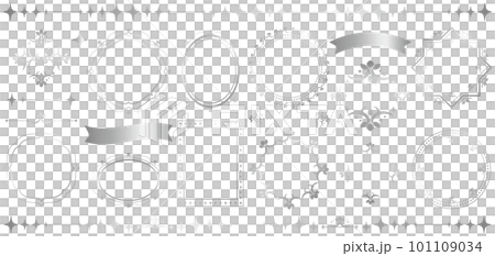 豪華古董框架和裝飾套裝銀 101109034