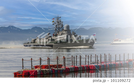 Russian military ship in Kamchatka peninsula 101109272