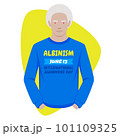 International albinism awareness day. Albinism chromosome.Genetic rare disorder 101109325