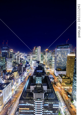 大阪駅前第3ビルから見た夜景 大阪駅前第3ビルから見た夜景 101111241