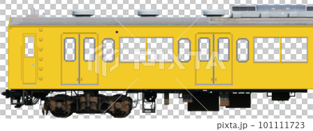 ドット絵風の通勤電車（可部線105系：4扉車） 101111723