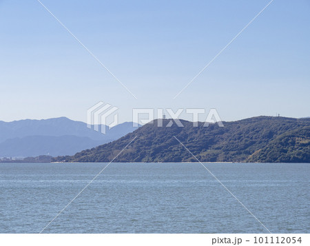 能古島と博多湾の風景。 101112054