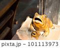 縁起のいい、陶器の親子カエル。 101113973