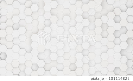 Realistic abstract honeycomb background. 3d rendering. Realistic abstract honeycomb background. 3d rendering. 101114825