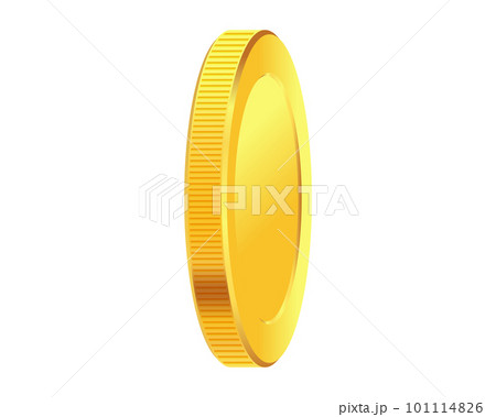 Golden money. Rotating gold coin. Golden money. Rotating gold coin. 101114826