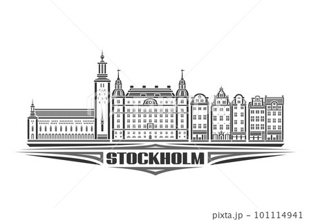 Vector illustration of Stockholm 101114941