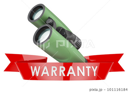 Military binocular, warranty concept. 3D rendering 101116184