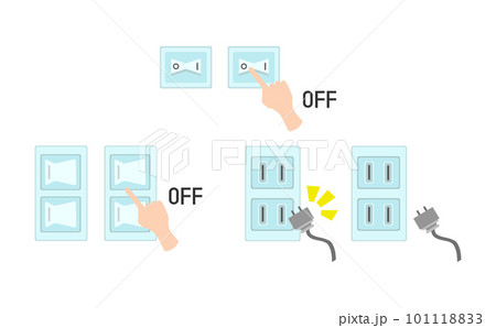 節電のイラスト 節電のイラスト 101118833