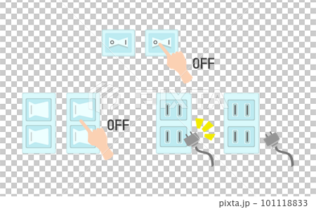 節電のイラスト 節電のイラスト 101118833