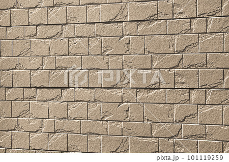 ベージュの石の壁 ベージュの石の壁 101119259