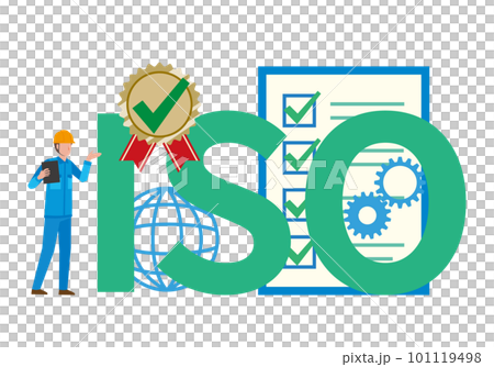 ISO standard image illustration ISO standard image illustration 101119498