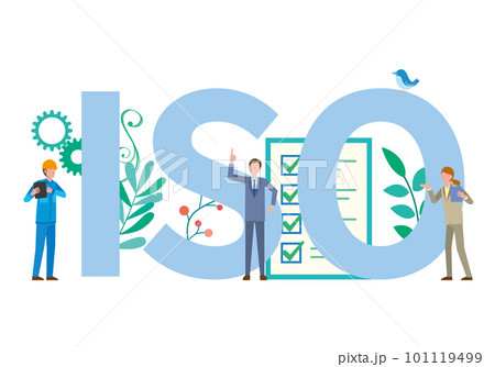 ISO規格のイメージイラスト 101119499