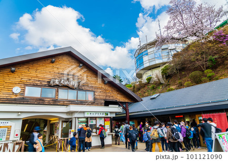 東京都　高尾山ケーブル　山上駅 101121090