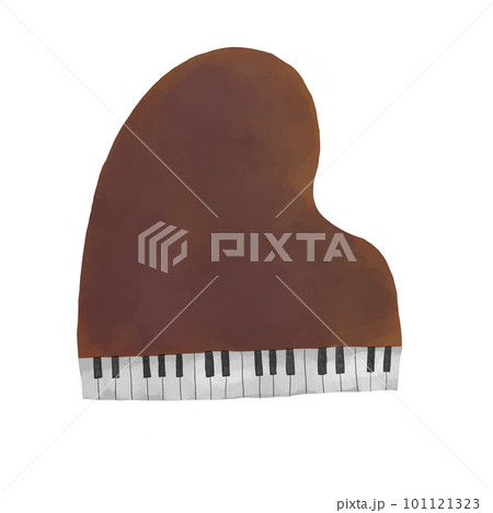 茶色いグランドピアノ 101121323