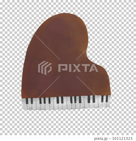 茶色いグランドピアノ 101121323