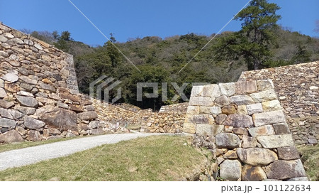 鳥取城　二ノ丸と天球丸間の登城路　 101122634