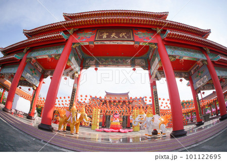 Wat Thammakatanyu temple in Samut Prakan, Thailand 101122695