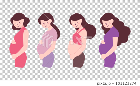 Pregnant women set 101123274