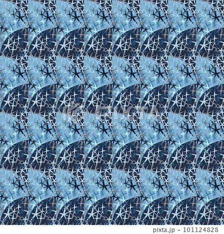 Star shape mosaic seamless background pattern. Star shape mosaic seamless background pattern. 101124828