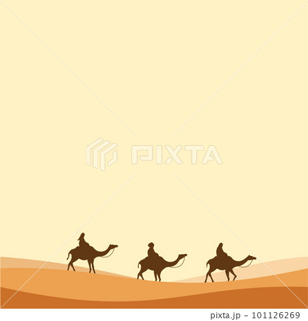 Camel rider on desert Camel rider on desert 101126269