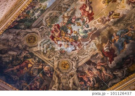 Ceiling fresco in Palazzo Barberini, Rome, Italy 101126437