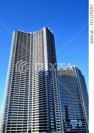 勝どきエリア パークタワー勝どきサウスとミッドほか超高層マンション群の風景 101129267