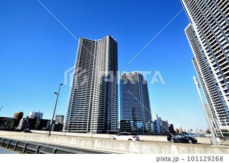 勝どきエリア パークタワー勝どきサウスとミッドほか超高層マンション群の風景 101129268