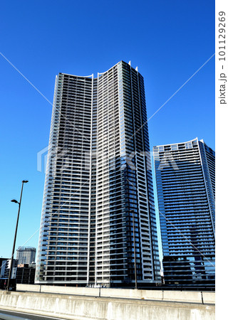 勝どきエリア パークタワー勝どきサウスとミッドほか超高層マンション群の風景 勝どきエリア パークタワー勝どきサウスとミッドほか超高層マンション群の風景 101129269