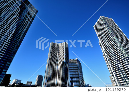勝どきエリア パークタワー勝どきサウスとミッドほか超高層マンション群の風景 勝どきエリア パークタワー勝どきサウスとミッドほか超高層マンション群の風景 101129270